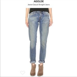 NWT Agolde Jean Casual Straight Jeans